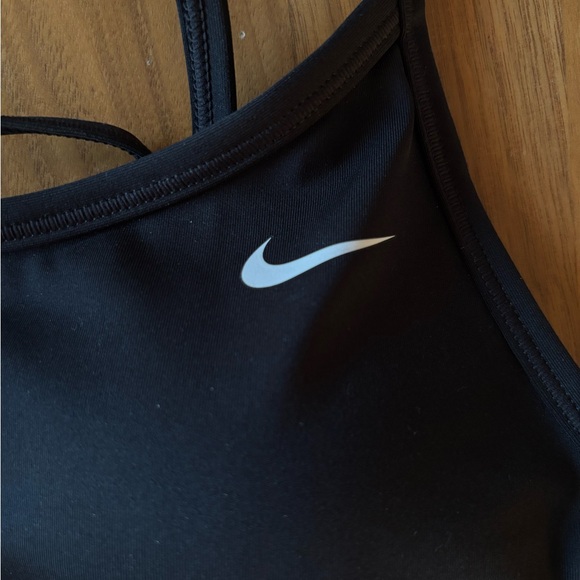 Nike Indy Women's Light-Support Padded V-Neck Sports Bra in Black - Picture 7 of 8